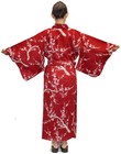 Women s Yukata Robe Japanese Summer Kimono - Japanese Plum Red