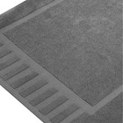 Luxury Grey Bath Mat Floor Towel Set Absorbent  - 100  Cotton 22 x34   2 Pack