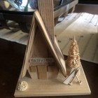 Vintage Dregeno Wooden  House German Smoker Incense Burner Unused  Box Incense