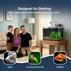Betta Fish Tank aquarium Starter Kit 2 8 Gallon Fish Tank Kit small Aquarium    
