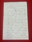 1863 Reporting To Washington Dc Camp Life Civil War Letter 8th Maine Infantry