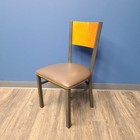 Used Metal   Wood Dining Chair   Stock No  858761chairs