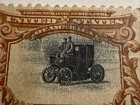 Rare Mint Hinged U s   296 Four Cent 1901 Stamp With Extreme Center Image Shift