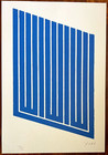 Donald Judd Lithograph  original Signed Coa  Numbered In Pencil 180ex