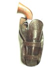 Olive Brand Colt S a Holster With 4-3 4  Barrel With  44-40 Cartridge Beltt