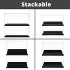 1 2 3 4 Steps Acrylic Display Case Box Dustproof 1 24 Diecast Cars Collectibles 