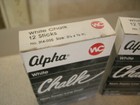 Lot  3  Vintage Weber Costello Alpha Chalk White Chalkboard Chalk  new Old Stock