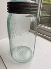 Crisp The Mason Jar Of 1872 All Original   Complete Quart Fruit Jar