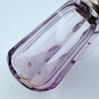 Antique Amethyst Purple Glass Cruet Pitcher W  Hinged Metal Lid   Handle