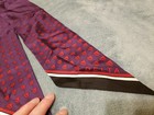 Delta Airlines Zac Posen Silk  Scarf Purple And Red Brand New With Tags