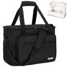 Sewing Machine Carrying Case With Multiple Storage Pockets For Accessories  U   