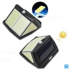 Solar Power Wall Light 320 Led Pir Motion Sensor Outdoor Security Garden Lamp