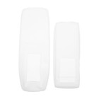 4pcs Universal Remote Control Cover Set  Silicone Waterproof   16x5 5cm White