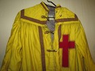 Vtg Early 1900 s Masonic Lodge Costume Ceremonial Ce Ward  Cotton Felt Unusual
