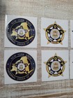 New York State F o p  Police - Uv Vinyl Decals -  8  Piece Lot - Free Shipping 