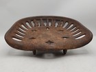 Vintage antique Dains Tractor Plow Implement Farm Equipment Seat Cast Iron Metal
