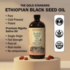 Ethiopian Black Seed Oil 100  Pure Wild Crafted And Cold Pressed 3x Thymoquinone