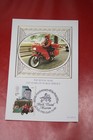 Set Of 4 Benham Silk   The Royal Mail 350 Years Of Public Service  Fdc Postcards