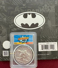 2025 1-oz Batman      Dc Comics       Silver Medal Pcgs Ms70     Firststrike