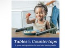 Chicco Fastlock Hook-on High Chair  Portable Toddler Chair  Sets Up Fast  black 