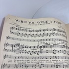 When You Wore A Tulip And I Wore A Big Red Rose Vintage Sheet Music 1914
