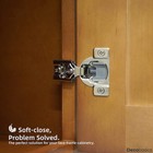 Decobasics 10-50 Pack 1 2  Overlay Soft Close Cabinet Hinges For Kitchen Cabinet