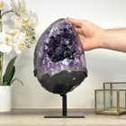 Stunning Egg Shape Natura Amethyst Geode  Mws2277