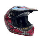 Troy Lee Designs Medusa Snake Helmet 2010 Red Motorcross Dirt Bike Tld M