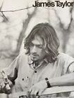 Rare Original Vtg 1970 James Taylor Warner Bros  Poster Style Music Ad Art Print