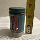 Vintage Alka-seltzer Glass Medicine Bottle With Paper Label Metal Screw Lidretro