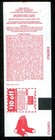 2003 June 12th Ticket Red Sox Cardinals Tom Brady Takes Batting Practice Fenway