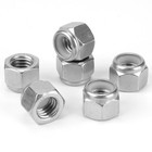 100pcs Stainless Steel Nylon Insert Lock Nuts Nylock 304 A2-70 Multiple Sizes  8