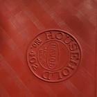 Vintage Household No 402 Red Rubber Hot Water Bottle With  Hanging Holes