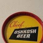 Oshkosh Brewing Co  Chief Oshkosh Beer Tray Breweriana Collectible