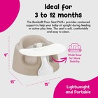 Bumbo Infant Floor Seat Plus  Sit Up Chair  Adjustable Harness  Taupe  2 Pack