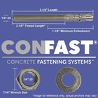 1 4 X 3-1 4 316 Stainless Steel Wedge Anchor  10 Per Box 