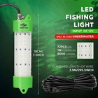 Sf Underwater Fishing Light Dc 12v Green Led Submersible 70w 9000lm Ip68 For