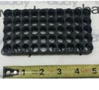 Case Of 550  9mm X 50 Black Ammo Stackable Tray Falcon Plastic Prs-021