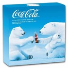 Coca Cola Polar Bear Bottle Cap 2023  1 6 Gram Pure Silver Coin With Ornament