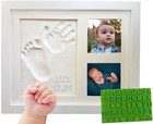 Baby Handprint Footprint Kit Frame Keepsake Gift For New Moms - Clean White Clay