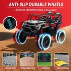 24v 400w Electric Ride On Utv Car Toys Power Wheels For Kids 3-5 W  Remote Black