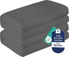 2 Pack Bulk Flat Sheet Set - Top Sheets - Soft 1800 Microfiber - Wrinkle   St   