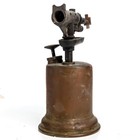 Vintage Brass Blow Torch Brass Gasoline kerosene Welding Soldering Gas Antique