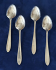 Margaret Rose By National  Sterling Silver Spoons Set Of 4 Spoons 5-7 8  No Mono