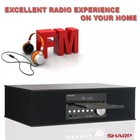 Sharp Vintage Retro Look Micro Wireless Bluetooth Audio Streaming Cd Player
