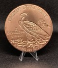 5 Oz  999 Fine Copper Round - Incuse Indian - Gsm