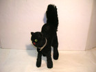 Vintage Rare Steiff  Mohair Arched Back Black Cat Halloween   