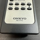 Authentic Oem Onkyo Rc-777c Remote Control Tested And Works Mint Condition 