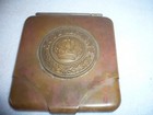 Antique Germany Wwi Military Brass Cigarette Case     gott Mit Uns    Free Ship