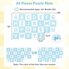 26 Pcs 12 5    X 12 5    Interlocking Abc Play Mats W detachable Letters For Kids